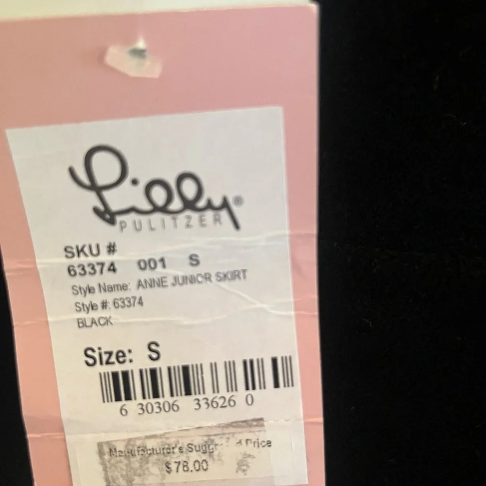 Lilly Terry cloth stretch skirt with front tie. NWT - Picture 4 of 5